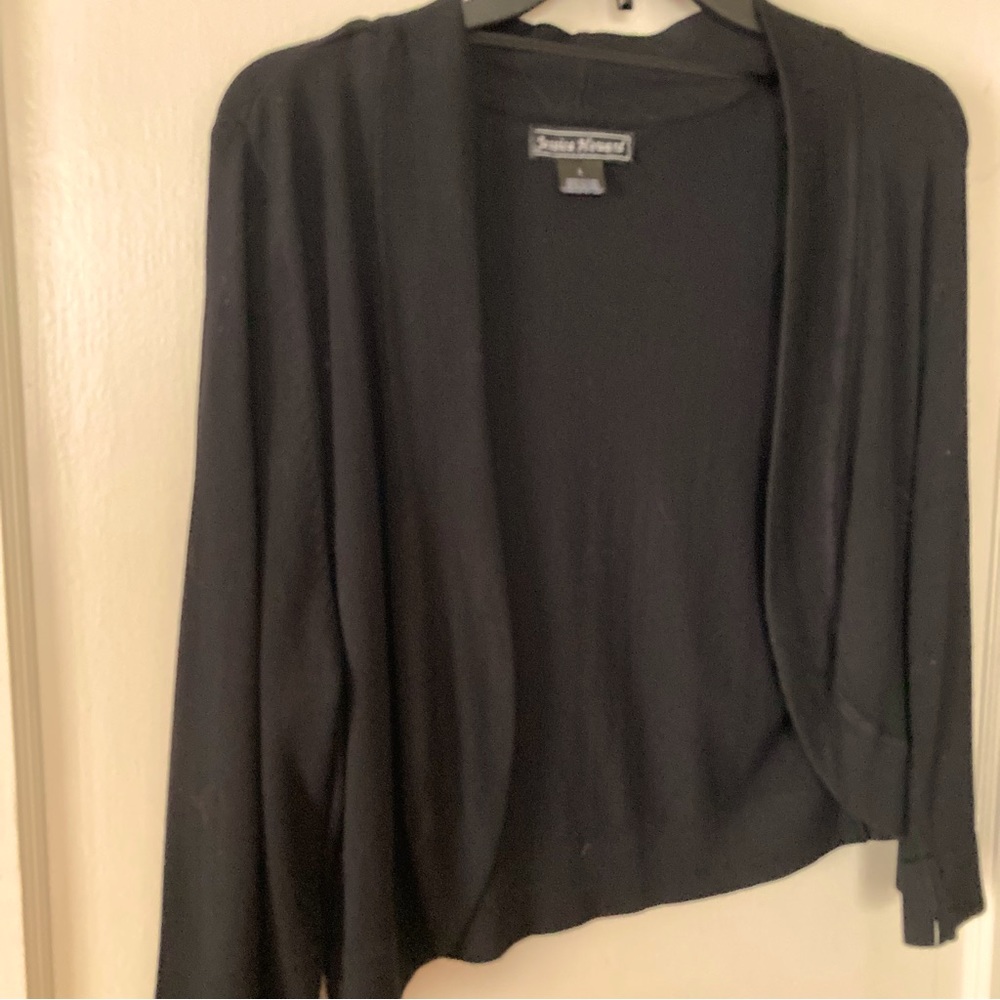 Jessica Howard Black Missy Bolero Coverup- Size L - NWT